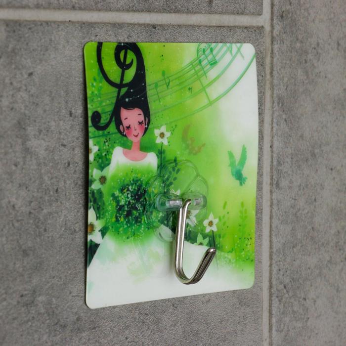 Крючок-наклейка "Весна", цвета МИКС