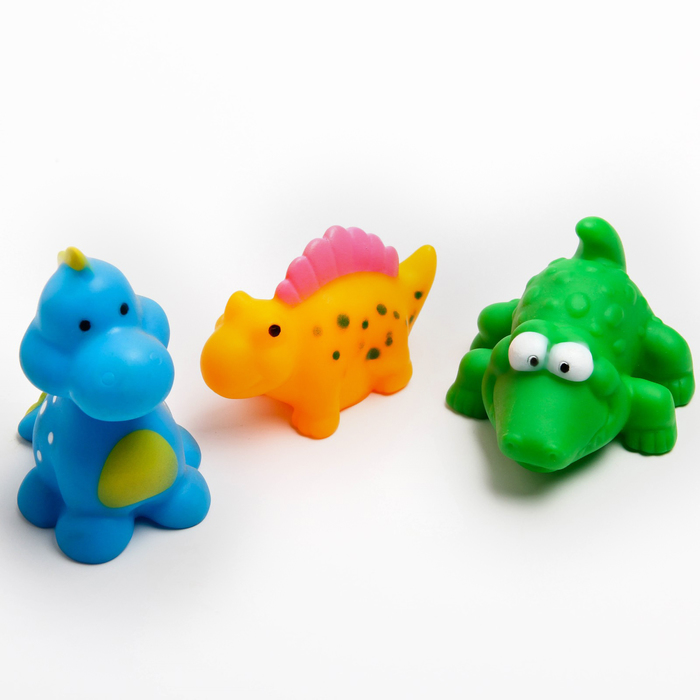 Набор игрушек для ванны «Динозаврики», 5 шт.