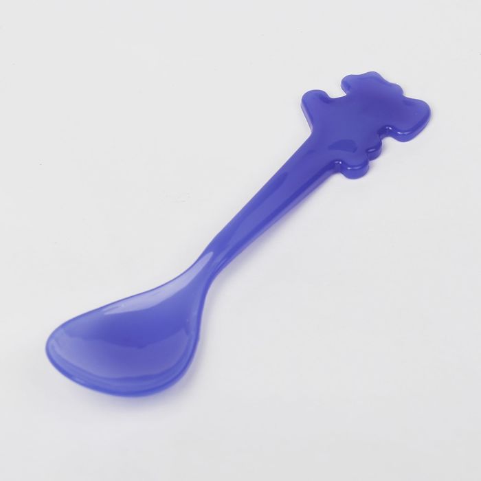 Ложка детская для кормления фигурная, от 5 мес., цвет красный