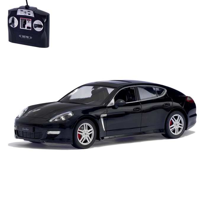Машина радиоуправляемая "Porsche Panamera", масштаб 1:14, работает от аккумулятора, свет , МИКС, mz 2022