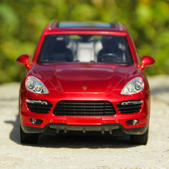 Машина радиоуправляемая Porsche Cayenne, масштаб 1:14, работает от аккумулятора, свет , МИКС, MZ 2045