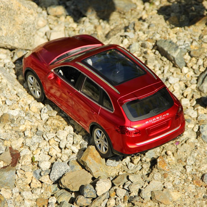Машина радиоуправляемая Porsche Cayenne, масштаб 1:14, работает от аккумулятора, свет , МИКС, MZ 2045