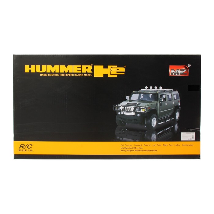 Машина радиоуправляемая "Hummer H2", масштаб 1:10, работает от аккумулятора, свет , МИКС, mz 2056A