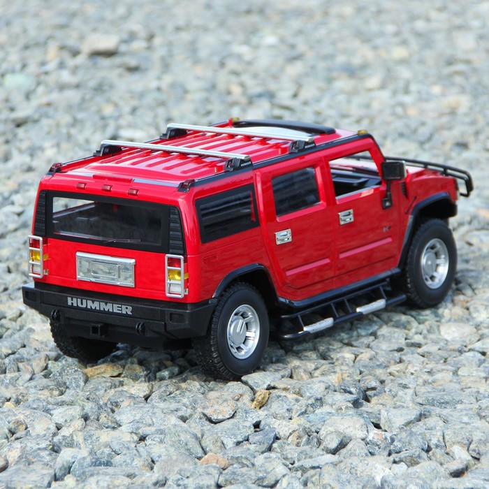 Машина радиоуправляемая "Hummer H2", масштаб 1:10, работает от аккумулятора, свет , МИКС, mz 2056A