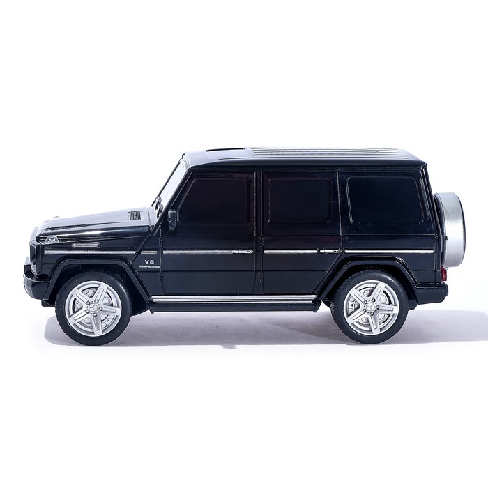 Машина радиоуправляемая Mercedes-Benz G55 AMG, масштаб 1:24, работает от батареек, свет , МИКС, MZ 27029