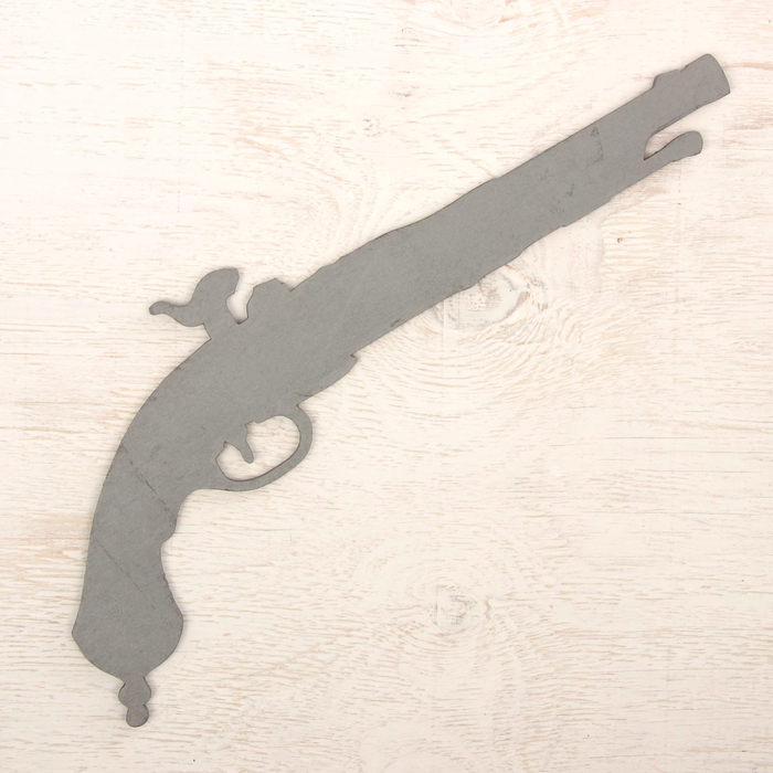 Пиратский мушкет, серебро