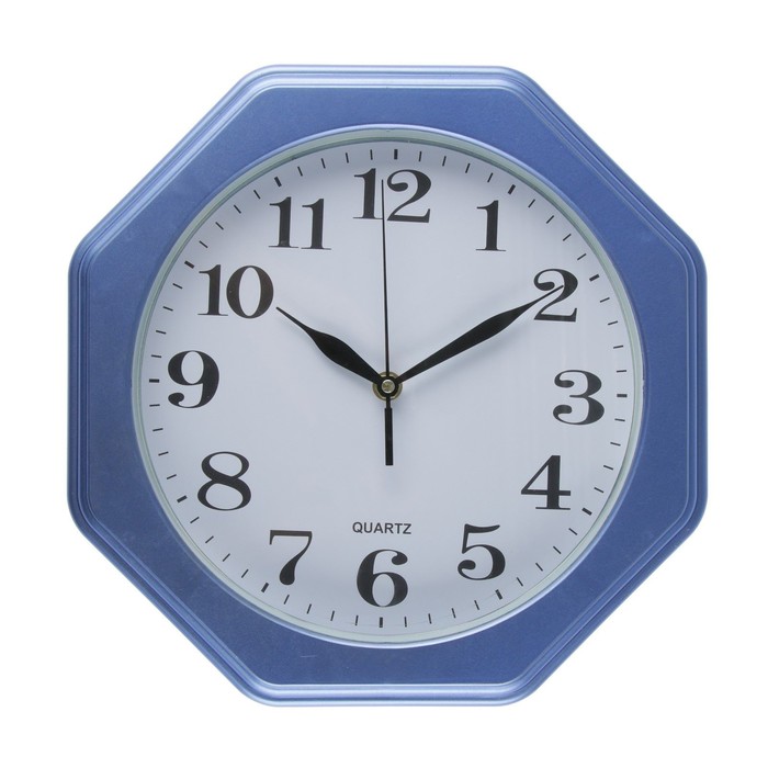 Часы настенные классика, восьмигранник, 30*4,5см микс