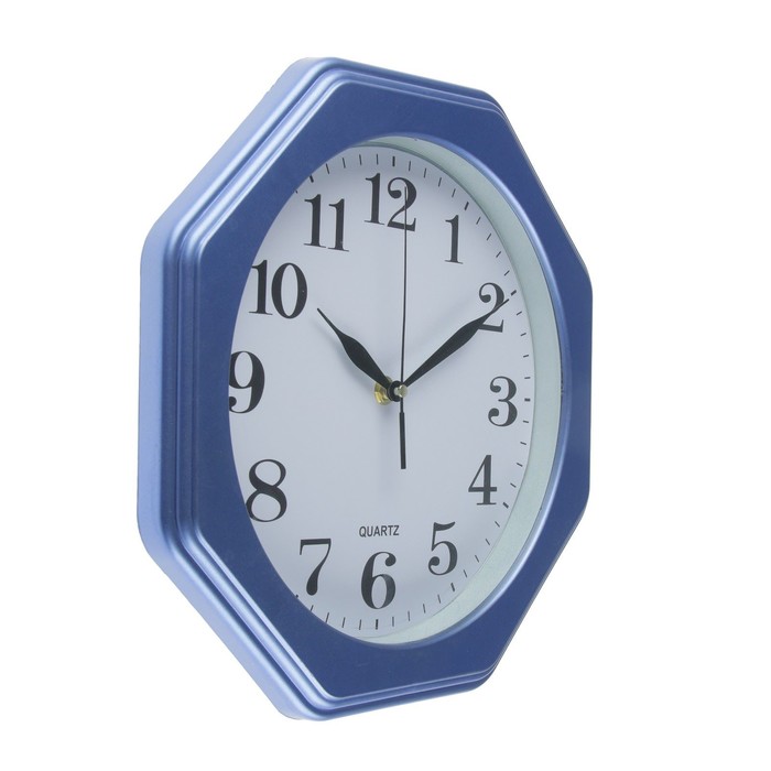 Часы настенные классика, восьмигранник, 30*4,5см микс