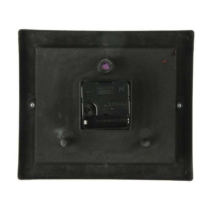 Часы настенные классика сюжетные, чёрная рама, прямоугольные, микс , 21*3*18см