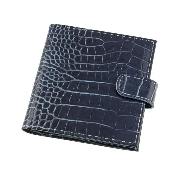 Визитница, 1 лист на 2 визтки, 48 визиток, цвет бирюзовый