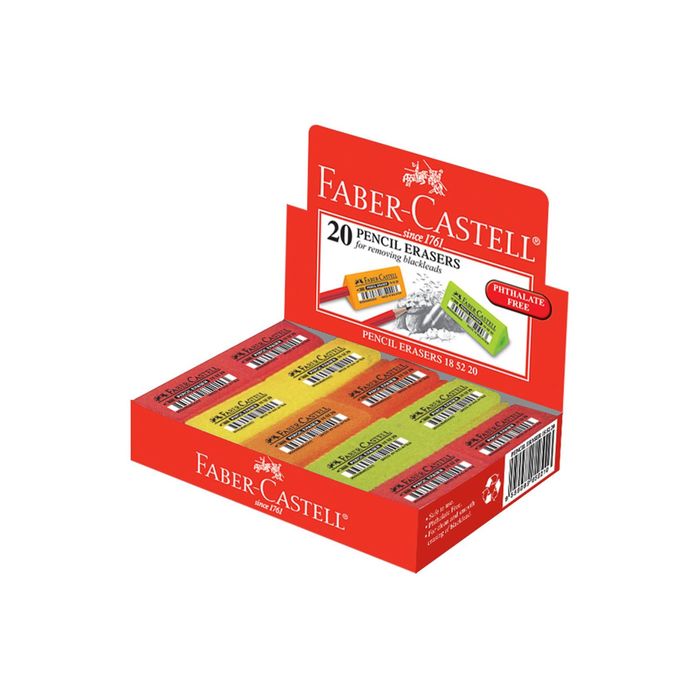 Ластик-манжетка Faber-Castell синтетика для графитных карандашей, флуоресцен цвета 185213