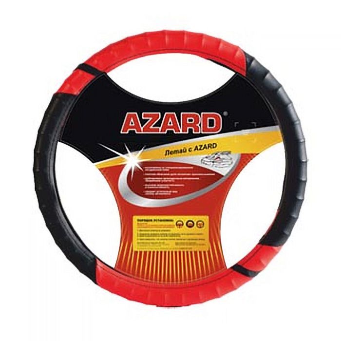 Оплетка на руль ВАЗ 2101-07 винил, красная