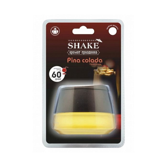 Ароматизатор на панель банка "Shake Pina colada" Пина колада