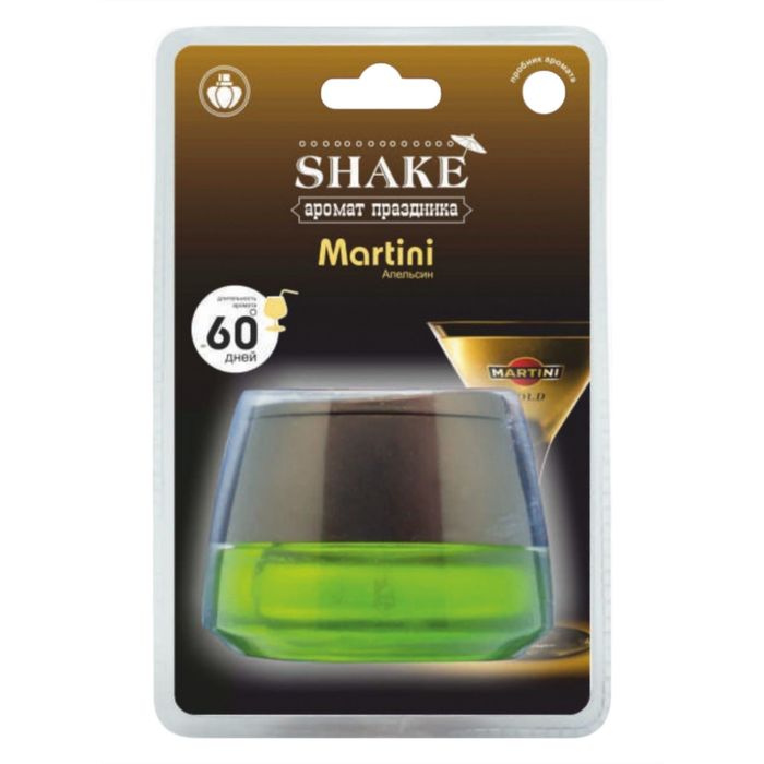 Ароматизатор на панель банка "Shake Martini" Апельсин