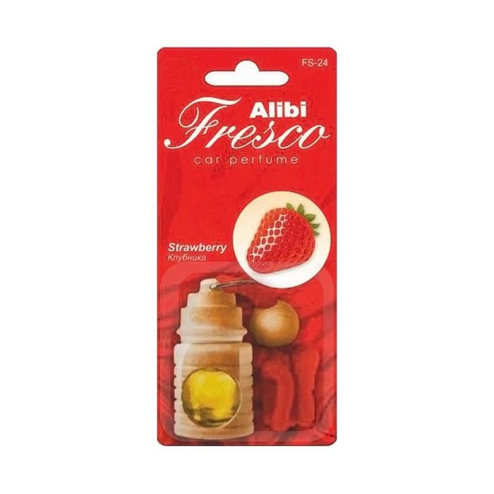 Ароматизатор подвесной бочонок "Alibi" Клубника