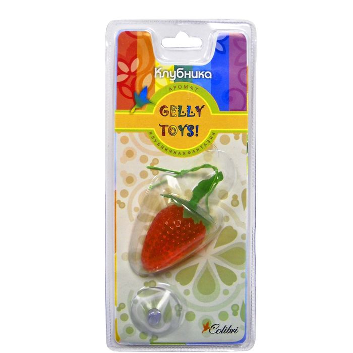 Ароматизатор подвесной гелевый "Gelly Toys Клубника" Клубничная фантазия