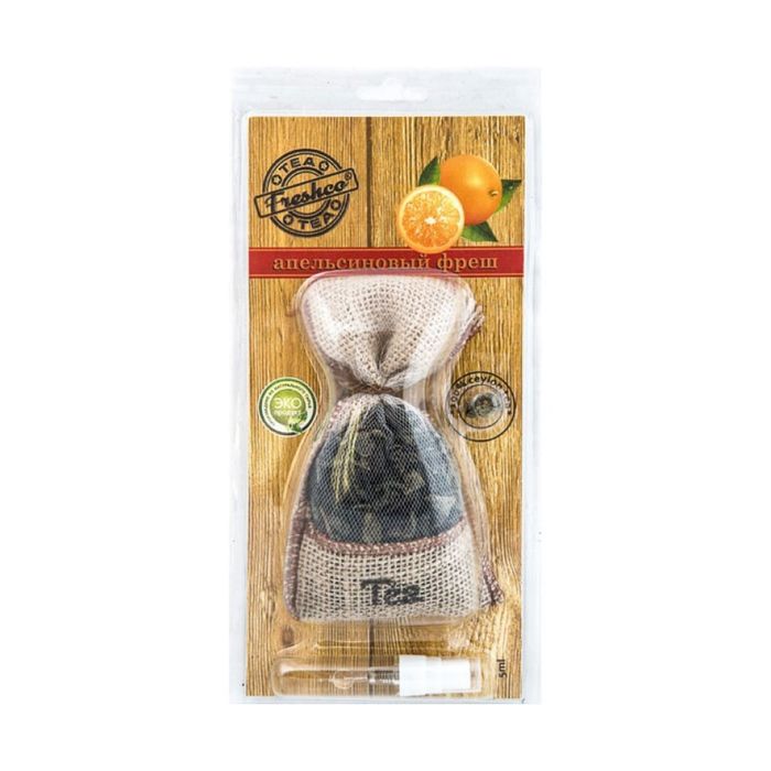 Ароматизатор подвесной мешочек "Freshсo Tea" Апельсиновый фреш