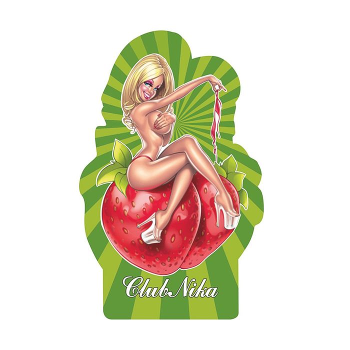 Ароматизатор подвесной картонный "Babies ClubNika" Клубника