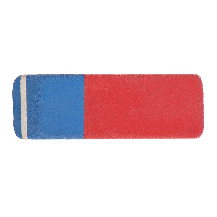 Ластик Faber-Castell каучук 7070 50*18*8 двухсторонний д/карандаш и чернил, крас/син 187040