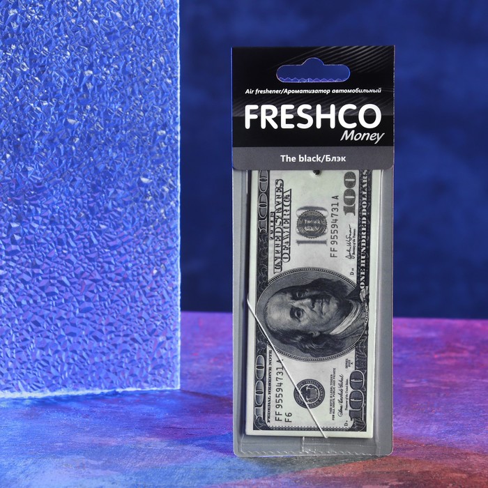 Ароматизатор подвесной картонный "100$" Черная линия