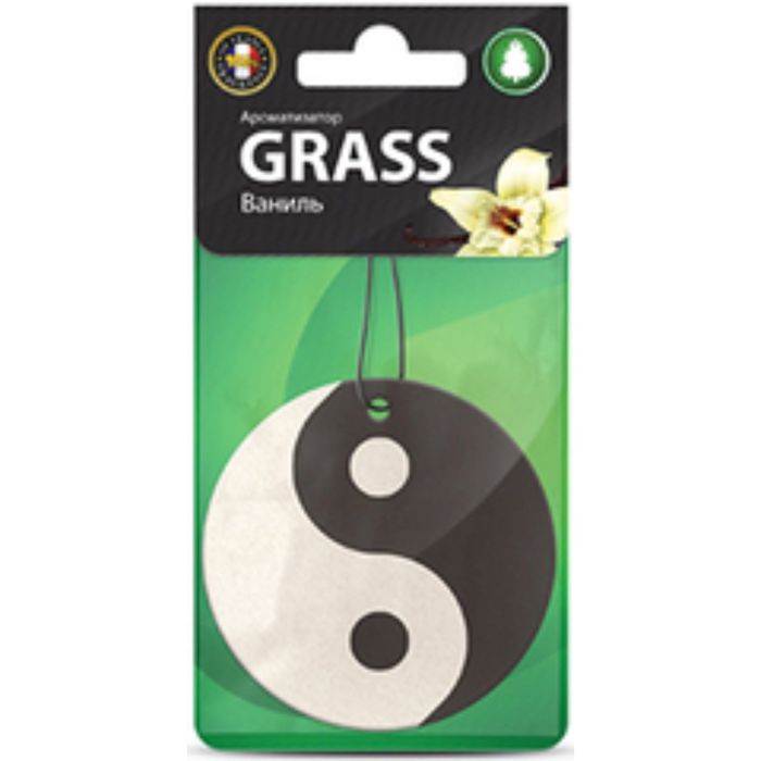 Ароматизатор Grass "Инь Янь", ваниль, картонный