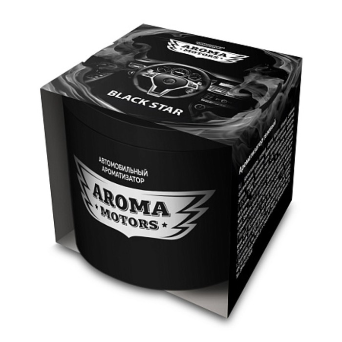 Ароматизатор гелевый Grass «Aroma Motors» BLACK STAR, 100 мл цена и фото