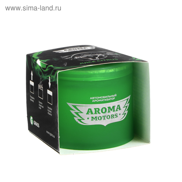 Ароматизатор гелевый Grass «Aroma Motors» JUICE CITRUS, 100 мл