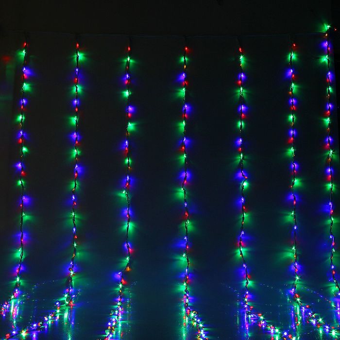 ВОДОПАД уличная, УМС, Ш:2 м, В:3 м, Н.Б. LED-800-220V, контроллер 8 режимов, МУЛЬТИ УЦЕНКА