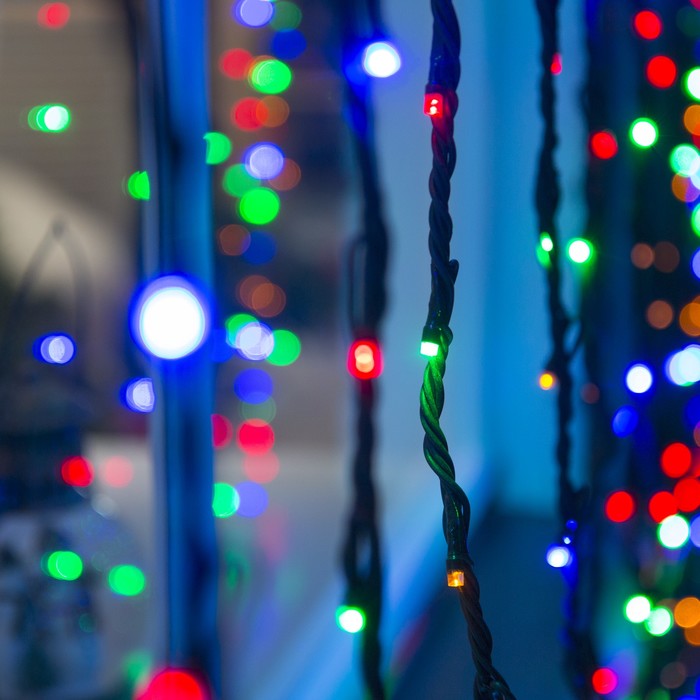 Гирлянда "Дождь" улич. Ш:2 м, В:9 м, Н.Т. LED-2000-220V, контр. 8 р, МУЛЬТИ УЦЕНКА