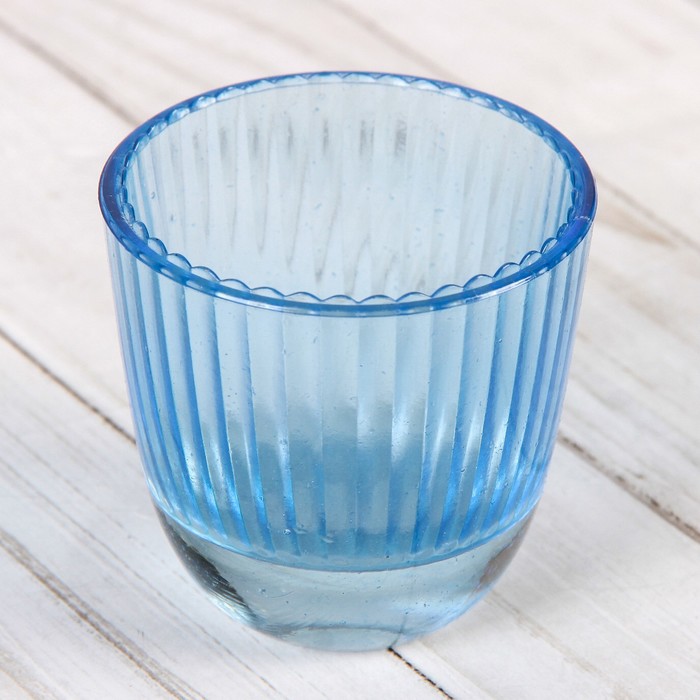 Подсвечник "Балтика" цветной МИКС 7х7,1 см