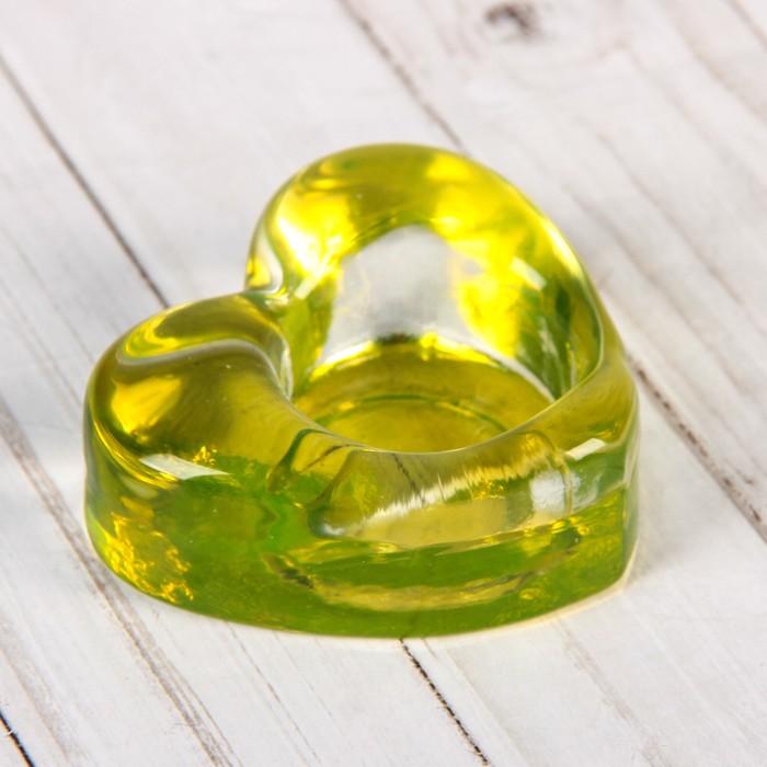 Подсвечник "Сердечко" цветной МИКС 8,3х3 см