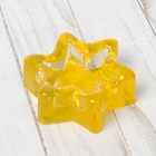 Подсвечник "Звездочка" цветной МИКС 8,3х3 см