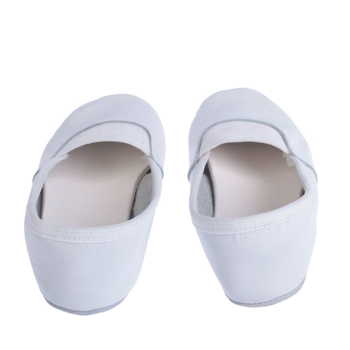 Чешки "Элит" из натуральной кожи, длина по стельке 17, цвет белый