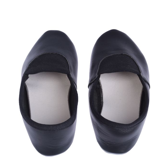 Чешки "Элит" из натуральной кожи, длина по стельке 19, цвет чёрный