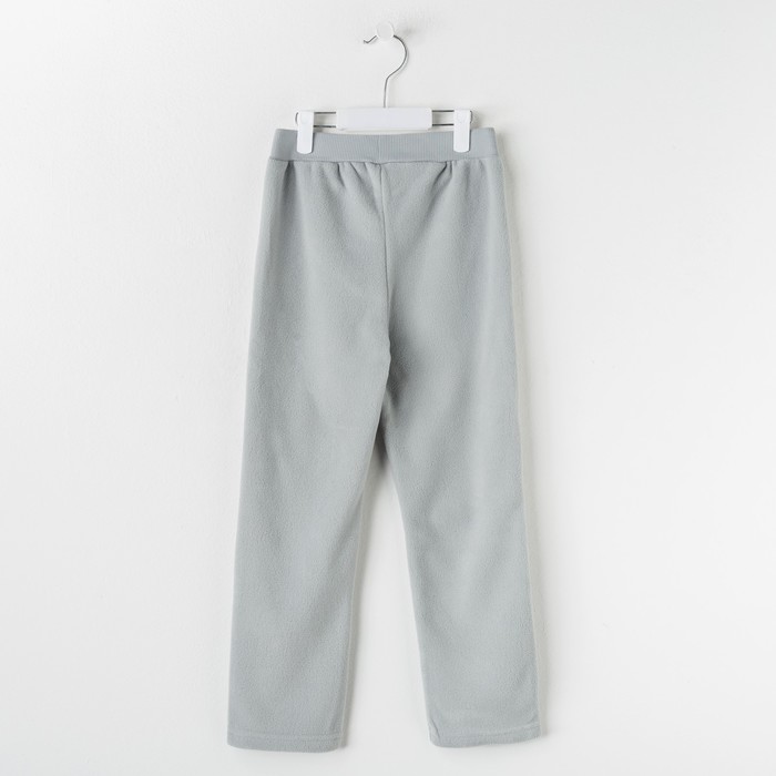 Брюки для девочки, рост 116 см, цвет серый