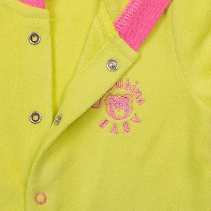 Комбинезон для девочки, рост 68 см, цвет салатовый