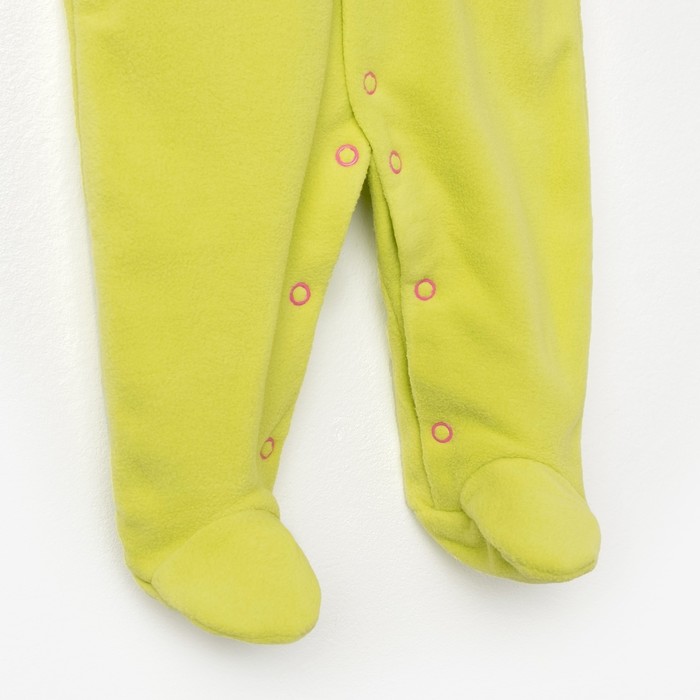 Комбинезон для девочки, рост 80 см, цвет салатовый