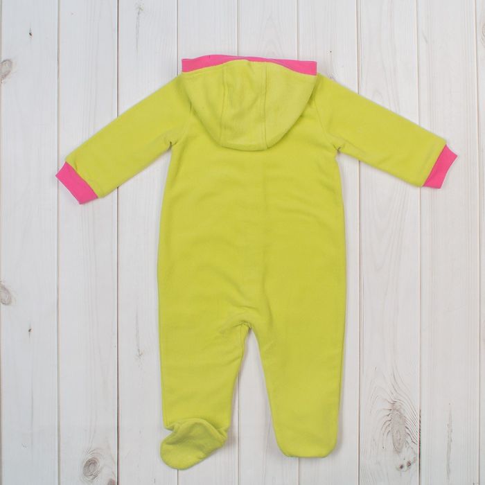 Комбинезон для девочки, рост 80 см, цвет салатовый