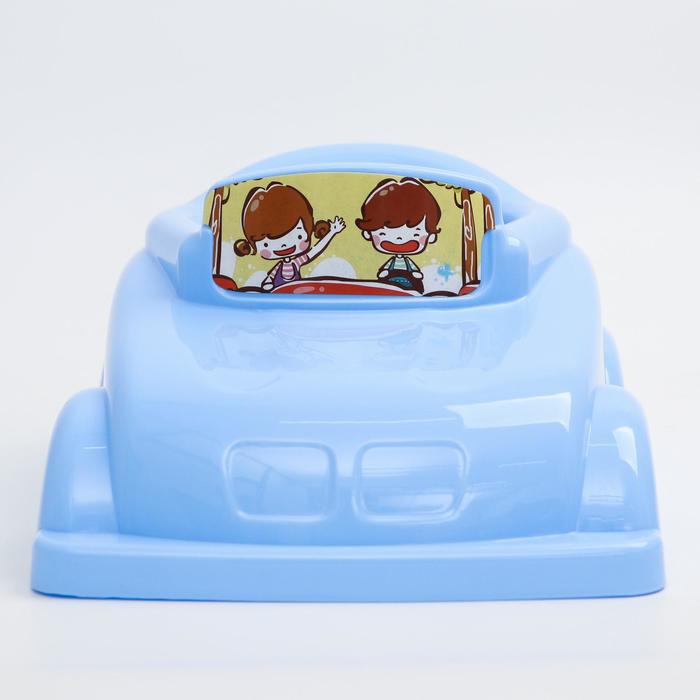 Горшок-игрушка «Машинка», цвет голубой
