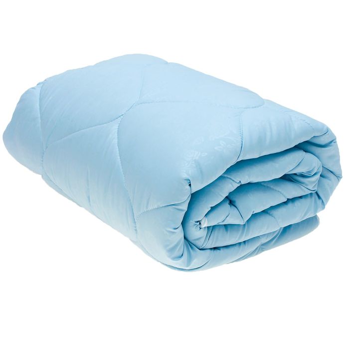 Одеяло облегченное 172*205см, МИКС, силиконизированное волокно, микрофибра, 200г/м, пэ100%