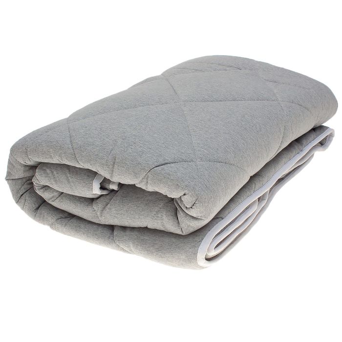 Одеяло стеганное 172*205см, меланж, бамбуковое волокно, трикотаж, 150г/м, хл100%