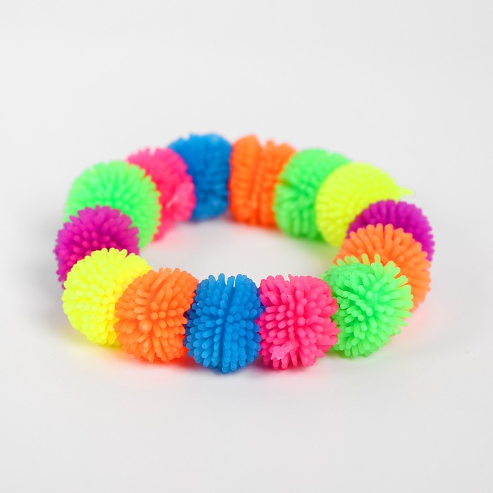 Ёжка резиновый "Браслетик с ножками", цвета МИКС