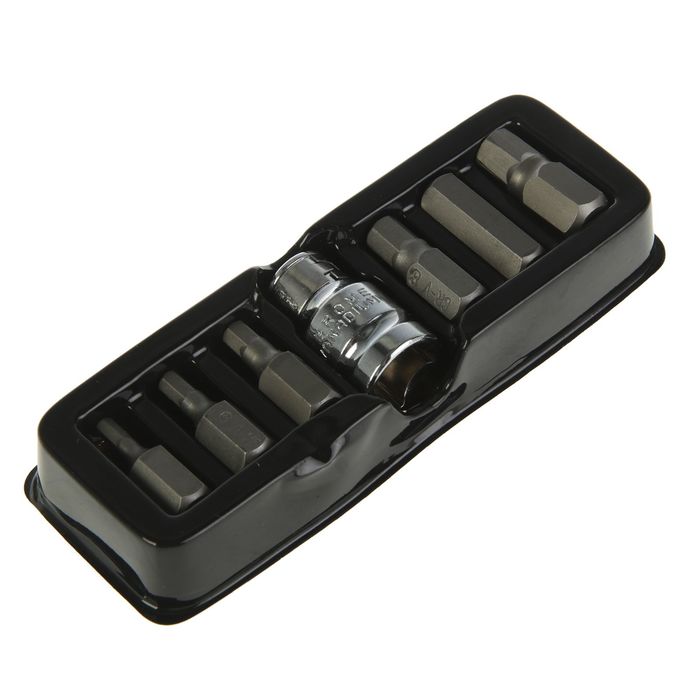 Набор бит "СЕРВИС КЛЮЧ", 7 пр., шестигранники 4-12 мм