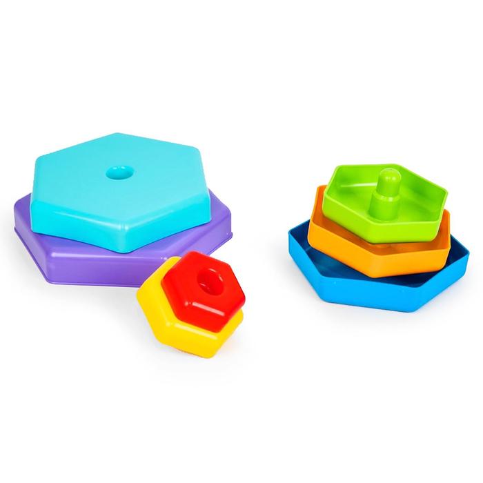 Игрушка развивающая "Радужная пирамидка"