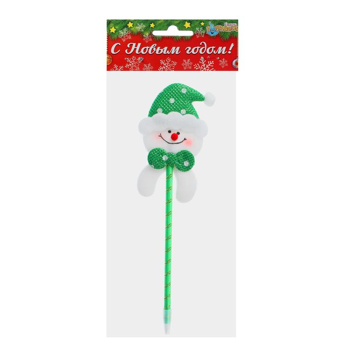 Ручка "Счастливый снеговик"