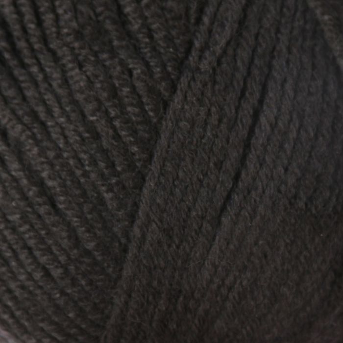 Пряжа "Atlantic" 40% шерсть, 60% акрил 245м/100гр (1252 черный)
