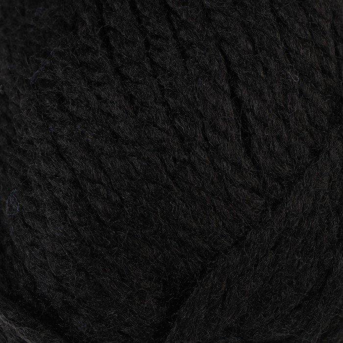 Пряжа "Jersey" 30% шерсть, 70% акрил 74м/100гр (1952 черный)
