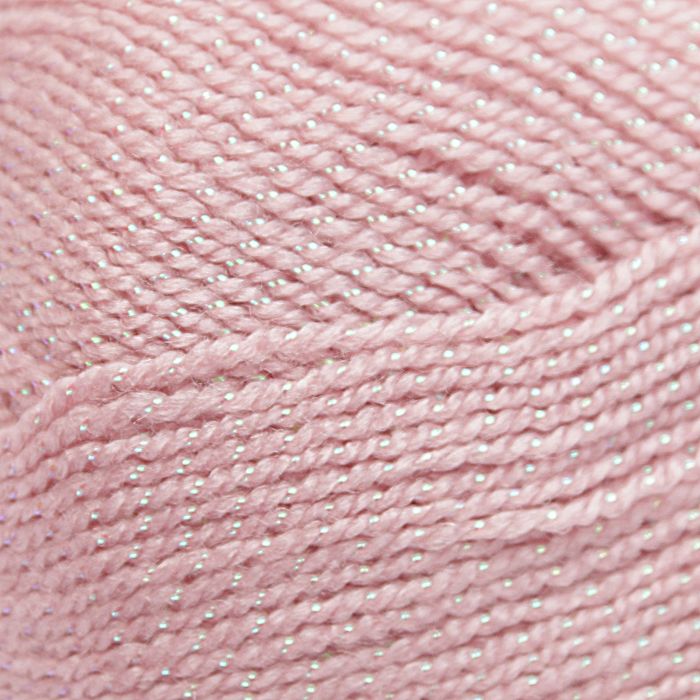 Пряжа "Lame Fine" 96% акрил, 4% люрекс 440м/100гр (10639 SE т.розовый )