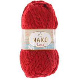 

Пряжа "Lora" 80% акрил, 20% шерсть 35м/100гр (1175 красный)