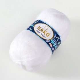 

Пряжа "Mohair delicate" 5% мохер ,10% шерсть, 85% акрил 500м/100гр (6101 белый)
